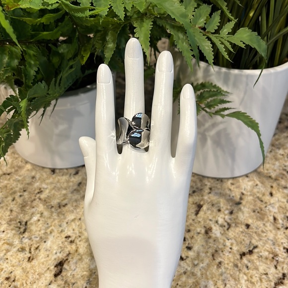 NWOT BIG and BOLD Stainless Steel Ring - Picture 1 of 8